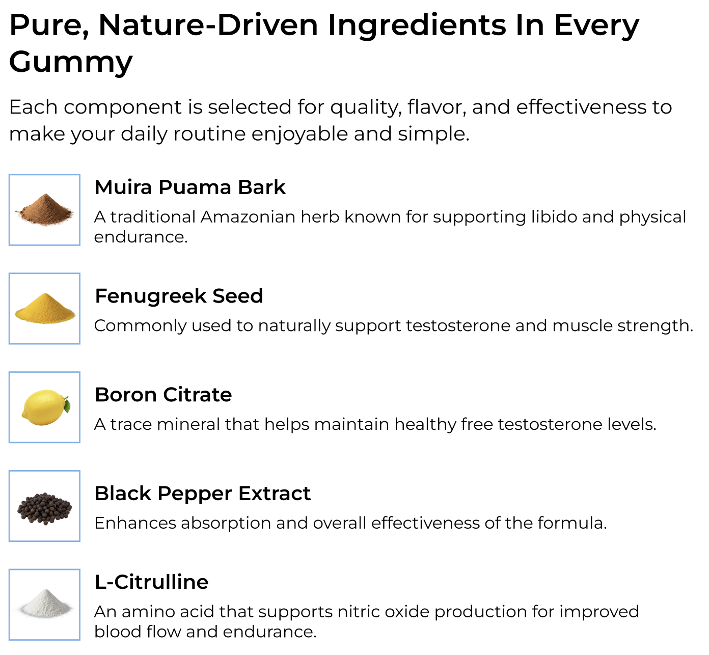 Male Enhancement composition