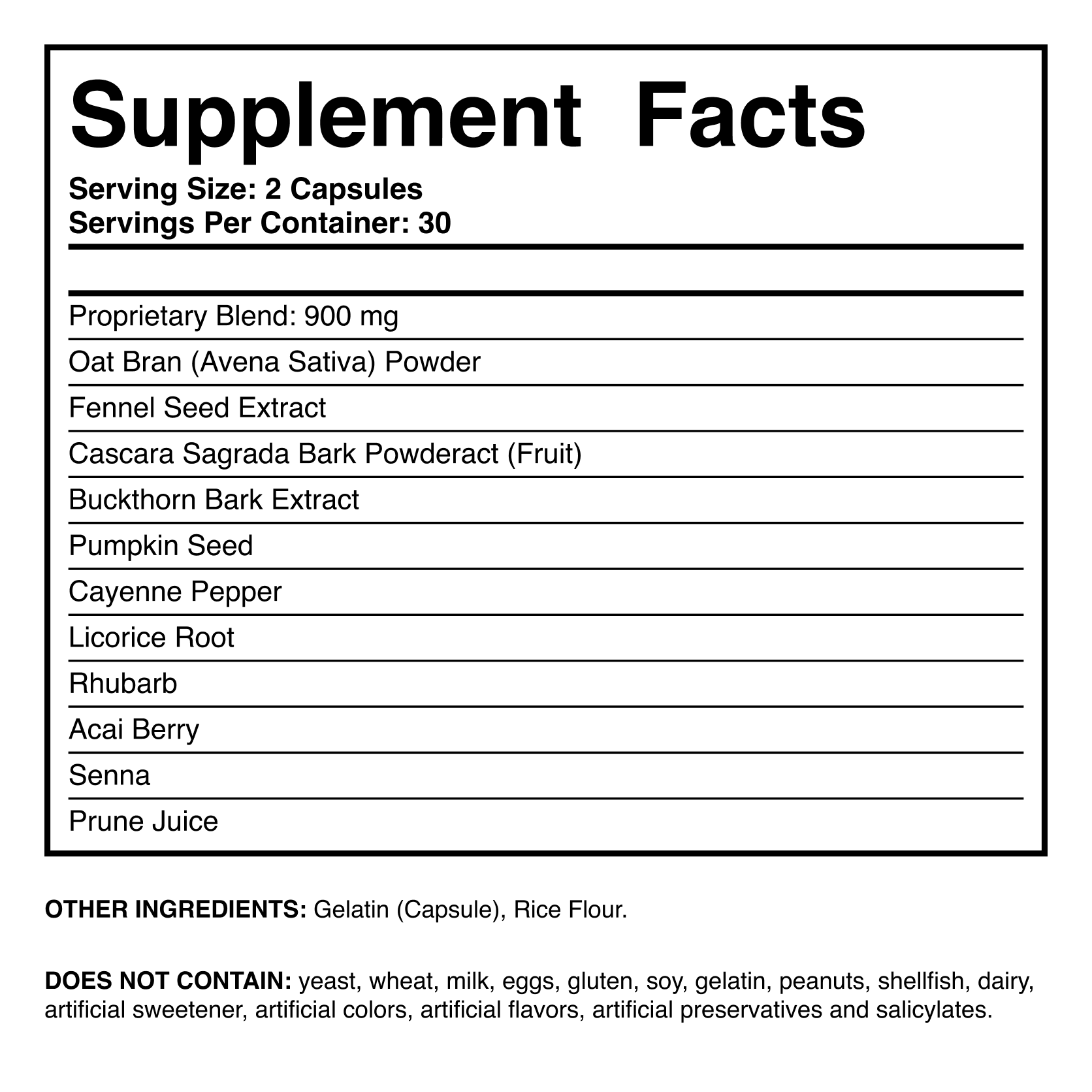 Detox ingredients